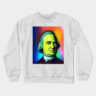 Samuel Adams Colourful Portrait | Samuel Adams Artwork 7 Crewneck Sweatshirt